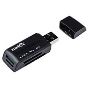 NATEC NCZ-0560 Natec Card Reader MINI ANT 3 SDHC, MMC, M2, Micro SD, USB 2.0 Black