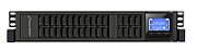 UPS PowerWalker VFI 3000 CRM LCD, 3000VA, 2400 W, cu management, on-line, 4x C13, 1x USB, 12.0V/9.0Ah LCD, Rack 2U, Negru