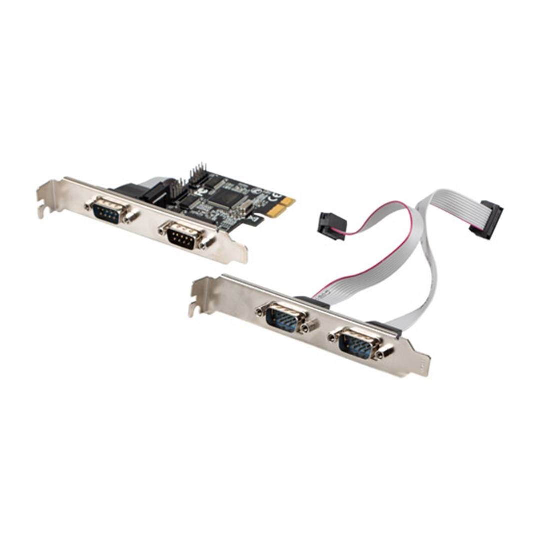 LANBERG PCE-DB9-004 Lanberg PCI Express->COM 9PIN X4 + Low profile bracket