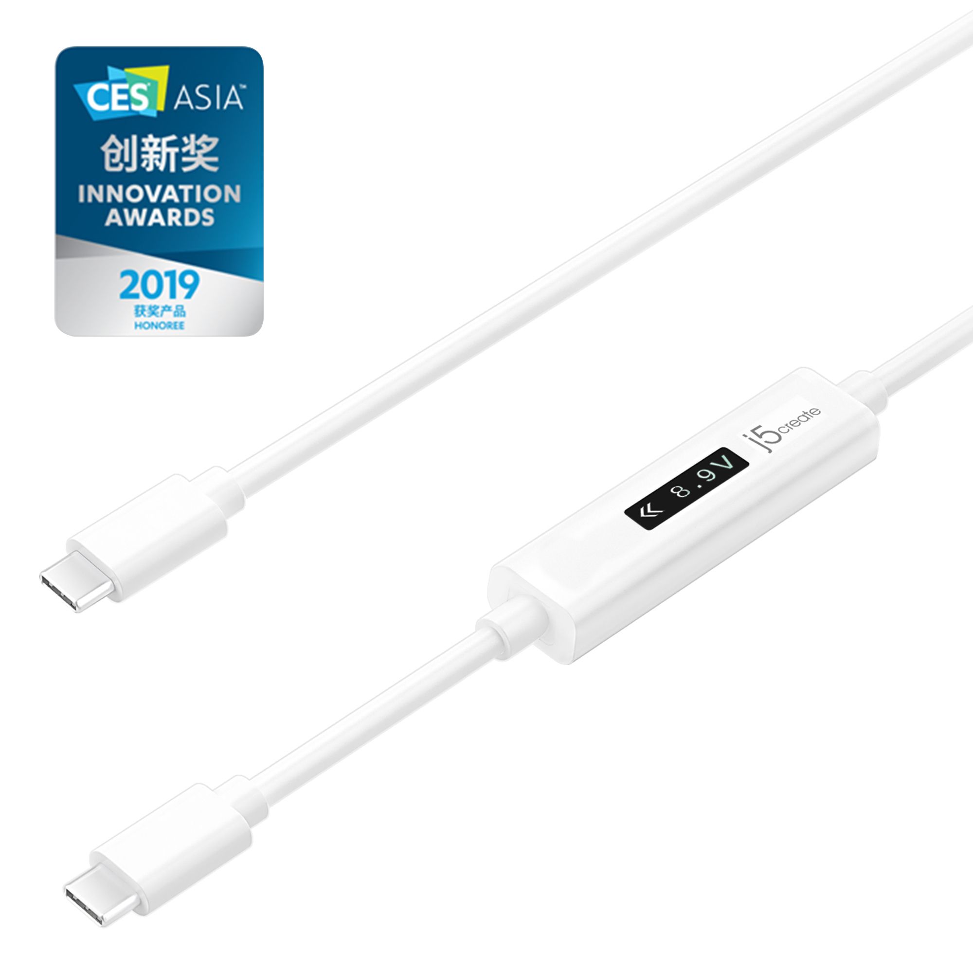 USB-C DYNAMIC POWER METER/CHARGING CABLE TO USB-C