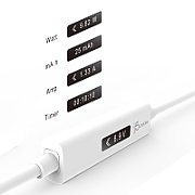 USB-C DYNAMIC POWER METER/CHARGING CABLE TO USB-C