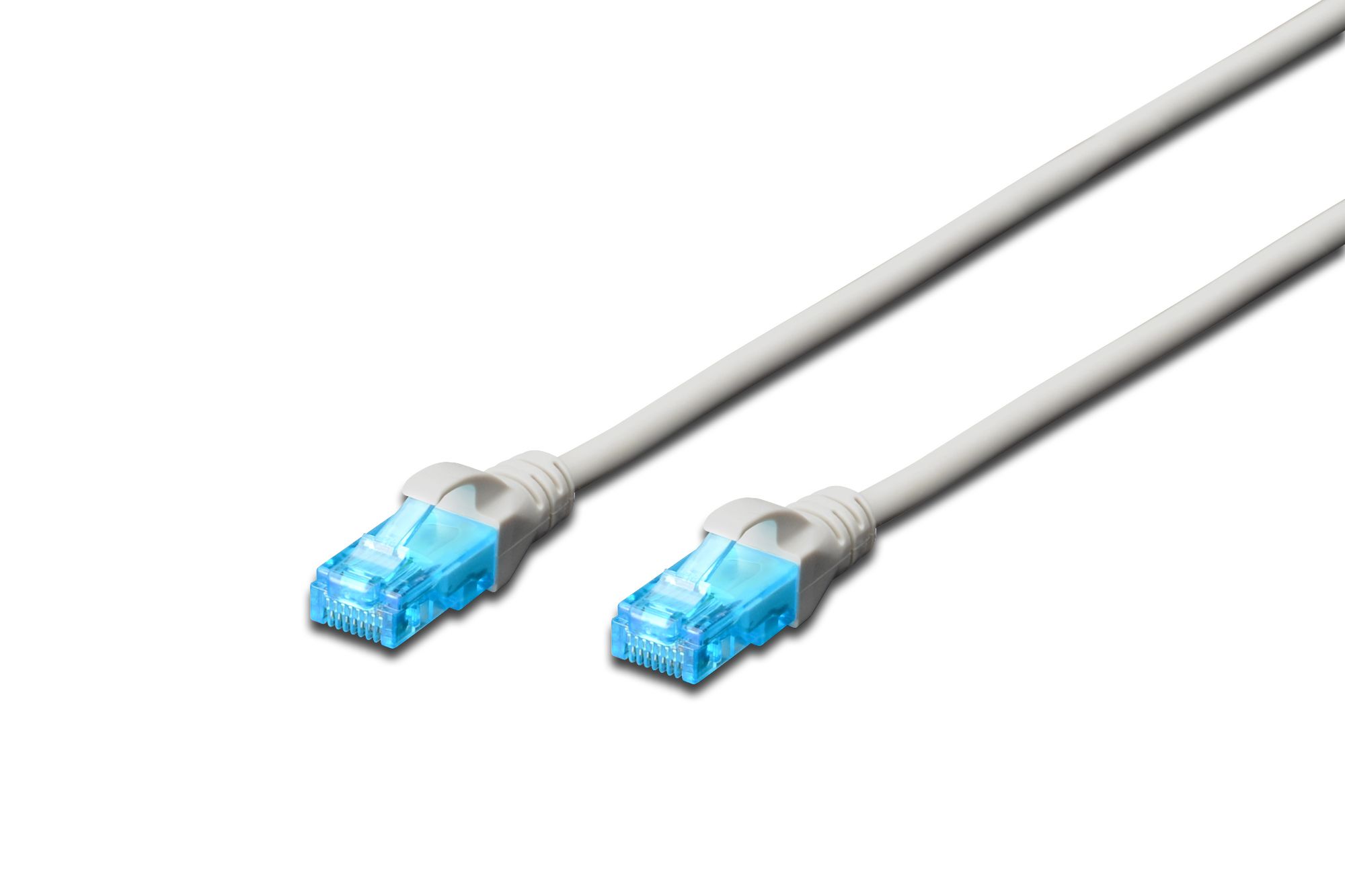 DIGITUS DK-1512-250 Premium CAT 5e UTP patch cable Length 25m Color grey