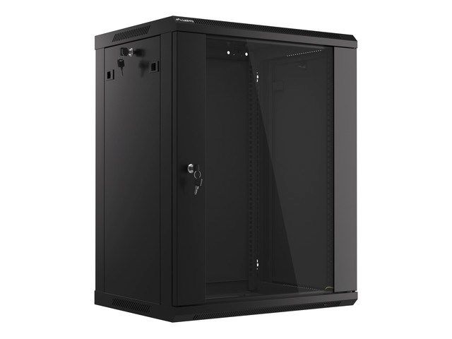 LANBERG WF01-6415-10B Lanberg wall-mounted rack 19 demounted flat pack 15U/600x450mm black