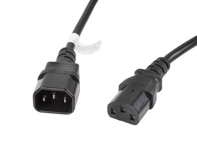 LANBERG CA-C13E-11CC-0030-BK Lanberg extension power cable C13-> C14 3m VDE