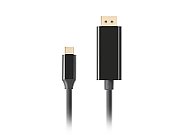Lanberg CA-CMDP-10CU-0010-BK video cable adapter 1 m USB Type-C DisplayPort Black
