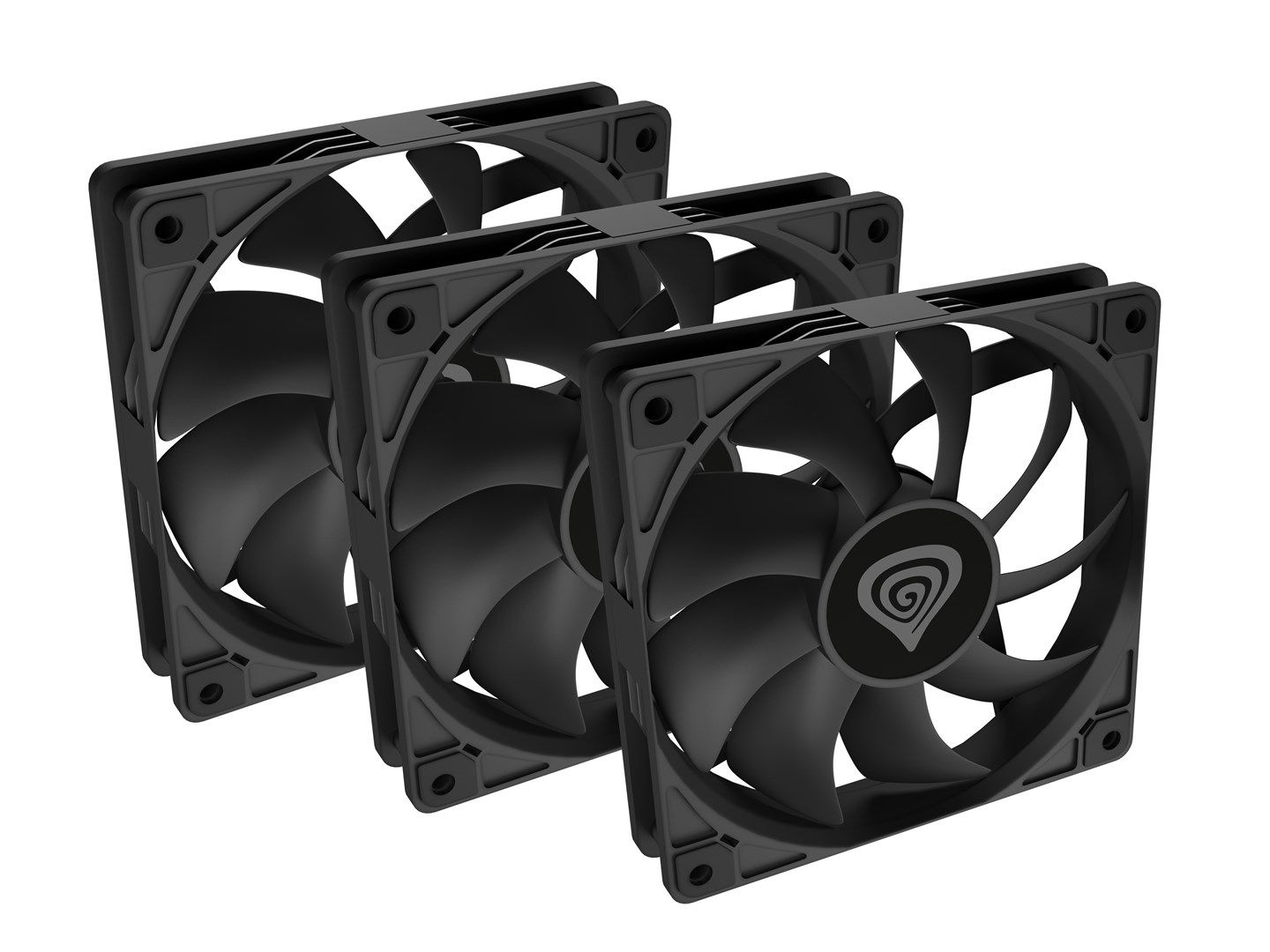 Ventilator Natec NGF-2043 ,120 x 120 x 25 mm ,1300 rpm ,Negru ,Fara
