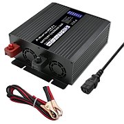 Qoltec 51957 Smart Monolith charger for LiFePO4 AGM GEL SLA batteries | 50A | 12V