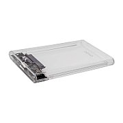 Savio 2.5  External HDD/SSD enclosure  USB 3.0  transparent  AK-66