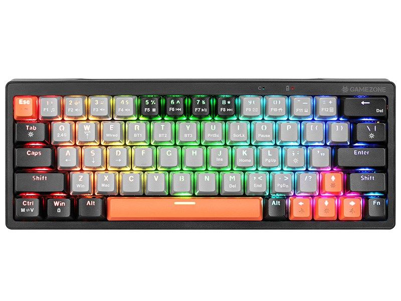 Mechanical keyboard Tracer GAMEZONE EVO1 HOT SWAP 63 (Grey) TRAKLA47297