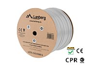 LANBERG CABLE SFTP CAT. 7 305M WIRE CU LSZH GRAY