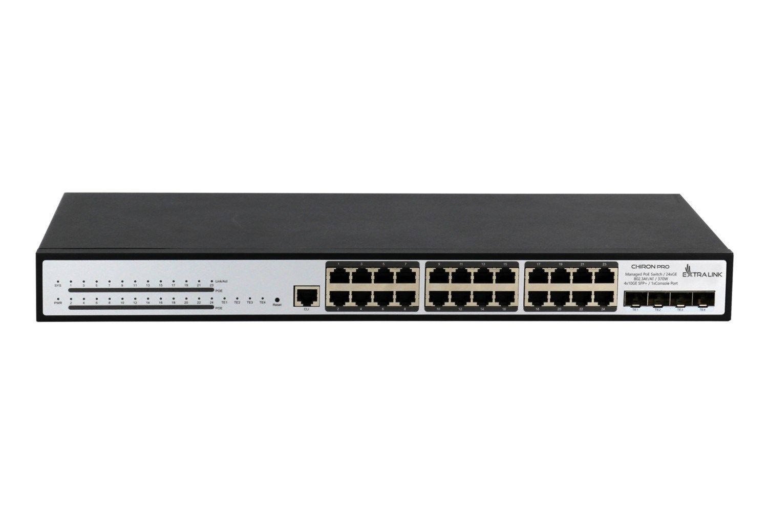 Switch Extralink EX.19737, 24 porturi 10/100/1000 Mbps