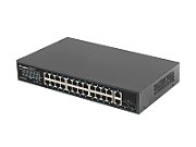 Switch Lanberg RSGE-24P-2GE-2S-250, 26 porturi 10,100,1000 Mbit/s