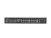 Switch Lanberg RSFE-16P-2C-150, 16 porturi 16x 10/100 Mbps, 2x 1 Gbps