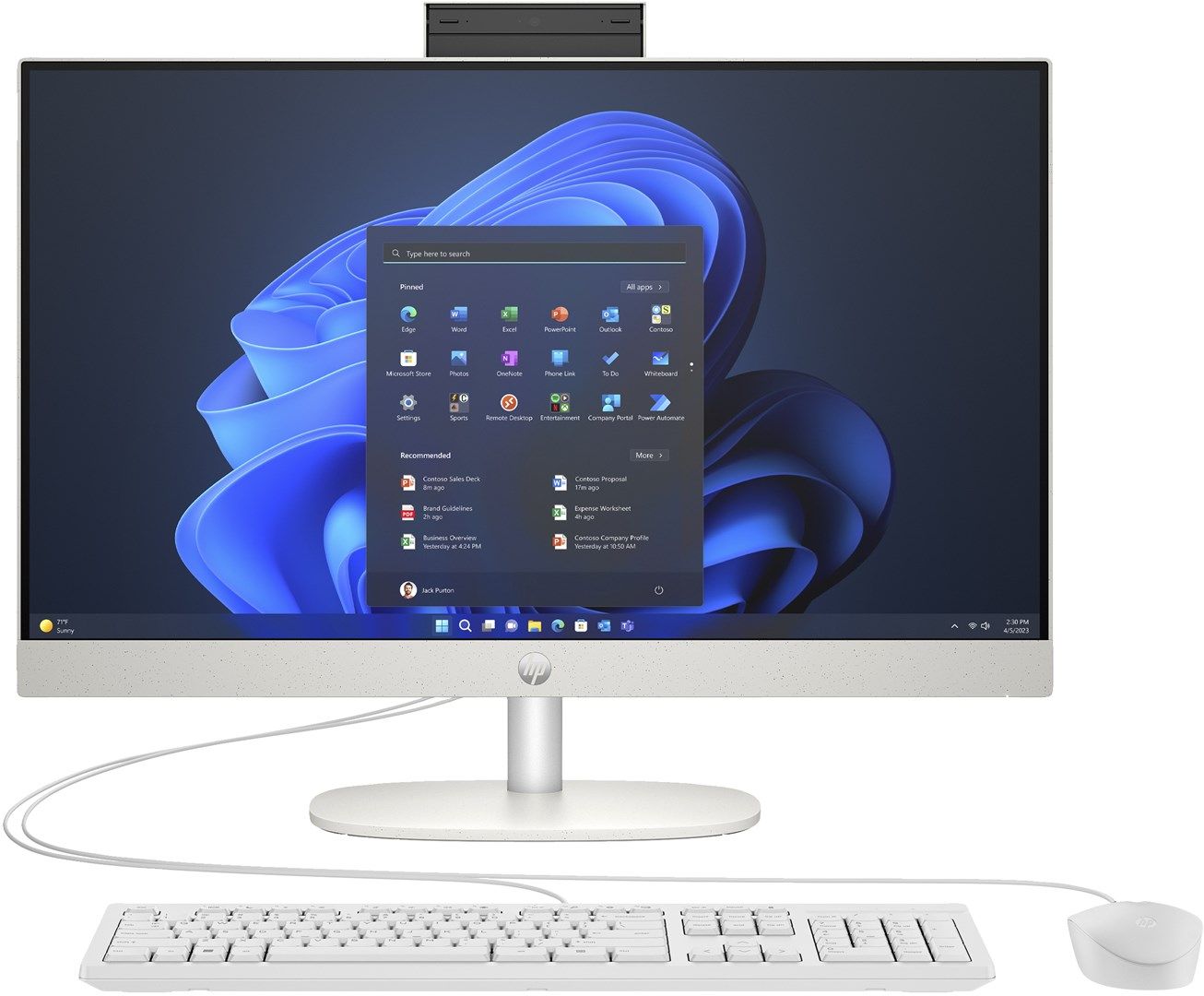 All-In-One HP ProOne 240 G10 AIO 936H7EA, 23.8 inch 1920 x 1080, Intel Core i5-1335U (10 C / 12 T, 4.6 GHz, 12 MB cache), 16 GB DDR4, 512 GB SSD, Intel Iris Xe Graphics, Windows 11 Pro
