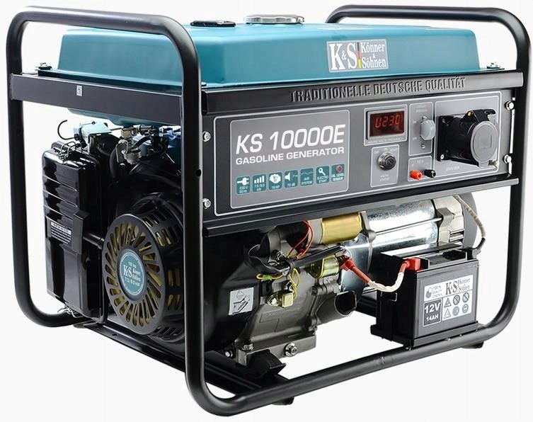 Könner & Söhnen KS 10000E engine-generator 7500 W 25 L Petrol Black  Teal