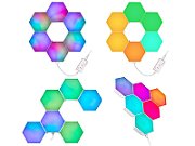 Tracer hexagonal RGB Ambience lamps - Smart Hexagon TRAOSW47256
