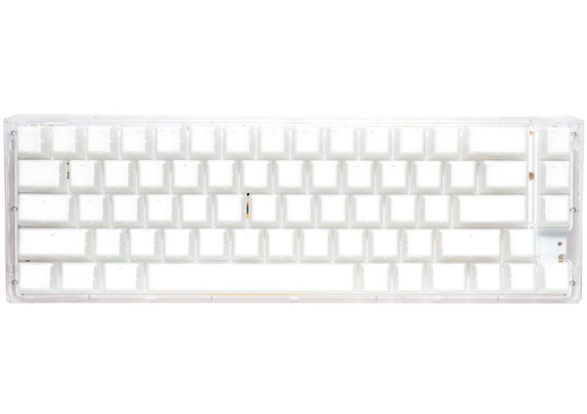 Ducky One 3 Aura White SF Gaming Keyboard  RGB LED - MX-Red