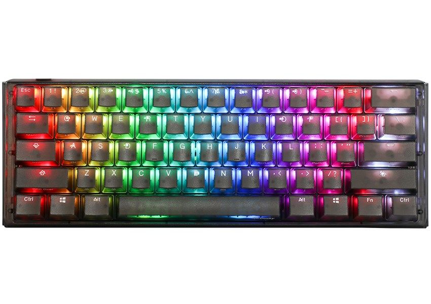 Ducky One 3 Aura Black Mini Gaming Keyboard  RGB LED - Kailh Jellyfish Y