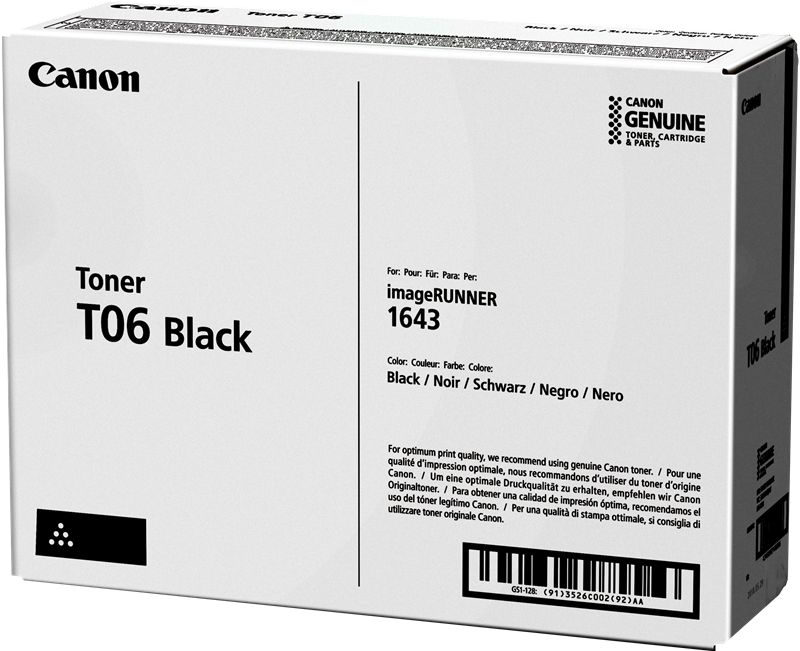 Cartus toner Canon CANON T06  3526C002 ,Negru ,5100 pagini ,Original (T06)