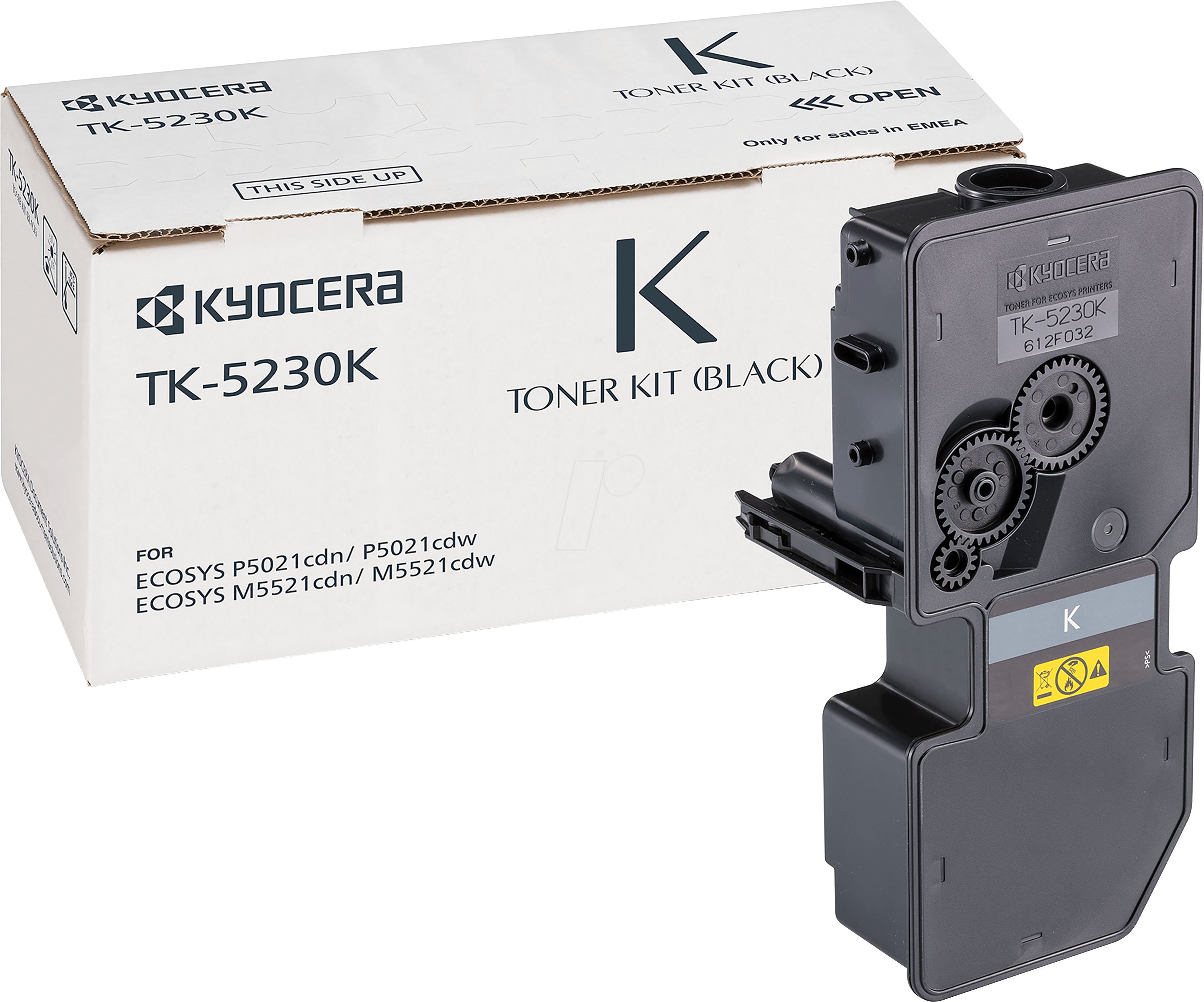 Cartus toner Kyocera KYOCERA  TK-5230K 1T02R90NL0 ,Negru ,2 600 pagini ,Original (TK-5230k)