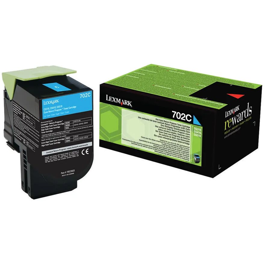 Cartus toner Lexmark LEXMARK 70C20C0 ,Albastru ,1 000 pagini ,Original (70C20C0)