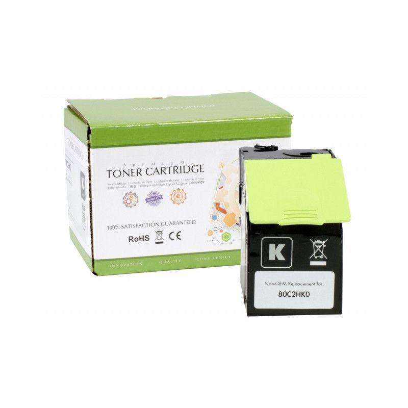 Cartus toner Lexmark 802HK ,Negru ,4 000 pagini ,Original (80C2HK0)
