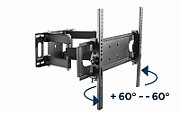 Gembird WM-70ST-01 TV mount 177.8 cm (70 ) Black