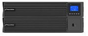 UPS PowerWalker VFI 2000 ICR IOT PF1, 2000 VA, 2000 W, cu management, on-line double-conversion, 8x C13, 1x USB, 12 V / 7Ah Tower/Rack 2U, Negru