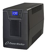 UPS PowerWalker VI 2000 SCL FR, 2000 VA, 1200 W, cu management, line-interactive, 4x Schuko, 1x RJ45, 12V/9Ah Tower, Negru