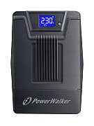 UPS PowerWalker VI 2000 SCL FR, 2000 VA, 1200 W, cu management, line-interactive, 4x Schuko, 1x RJ45, 12V/9Ah Tower, Negru