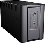 UPS PowerWalker VI 2200 SH, 2200 VA, 1100 W, cu management, line-interactive, 2x Schuko, 2x C13, 1x C14, 1x RJ45, 12.0V/9.0Ah Tower, Negru