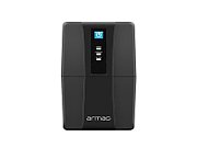 UPS Armac HL/850F/LED/V2, 850 VA, 480 W, line-interactive, 2x Schuko, 12V/9Ah LED, Tower, Negru