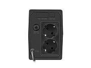UPS Armac HL/850F/LED/V2, 850 VA, 480 W, line-interactive, 2x Schuko, 12V/9Ah LED, Tower, Negru