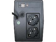UPS AlanTec AP-BK850, 850 VA, 480 W, line-interactive, 2x Schuko, 12 V / 9Ah Tower, Negru