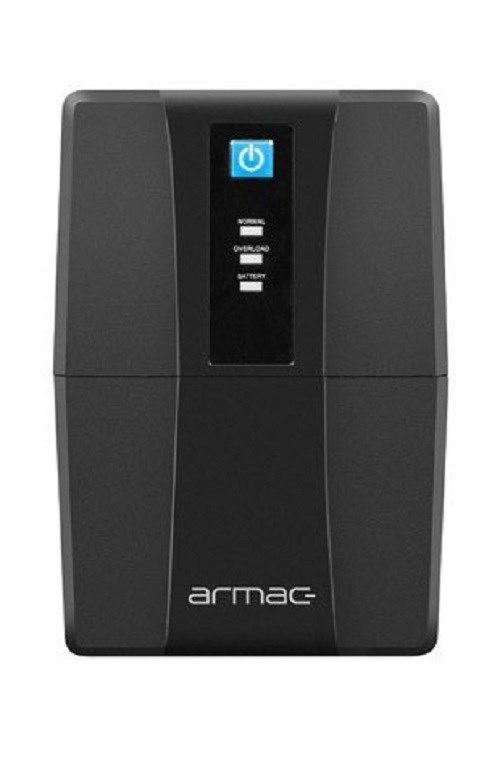 UPS Armac HL/850E/LED/V2, 850 VA, 480 W, line-interactive, 12V/9Ah LED, Tower, Negru