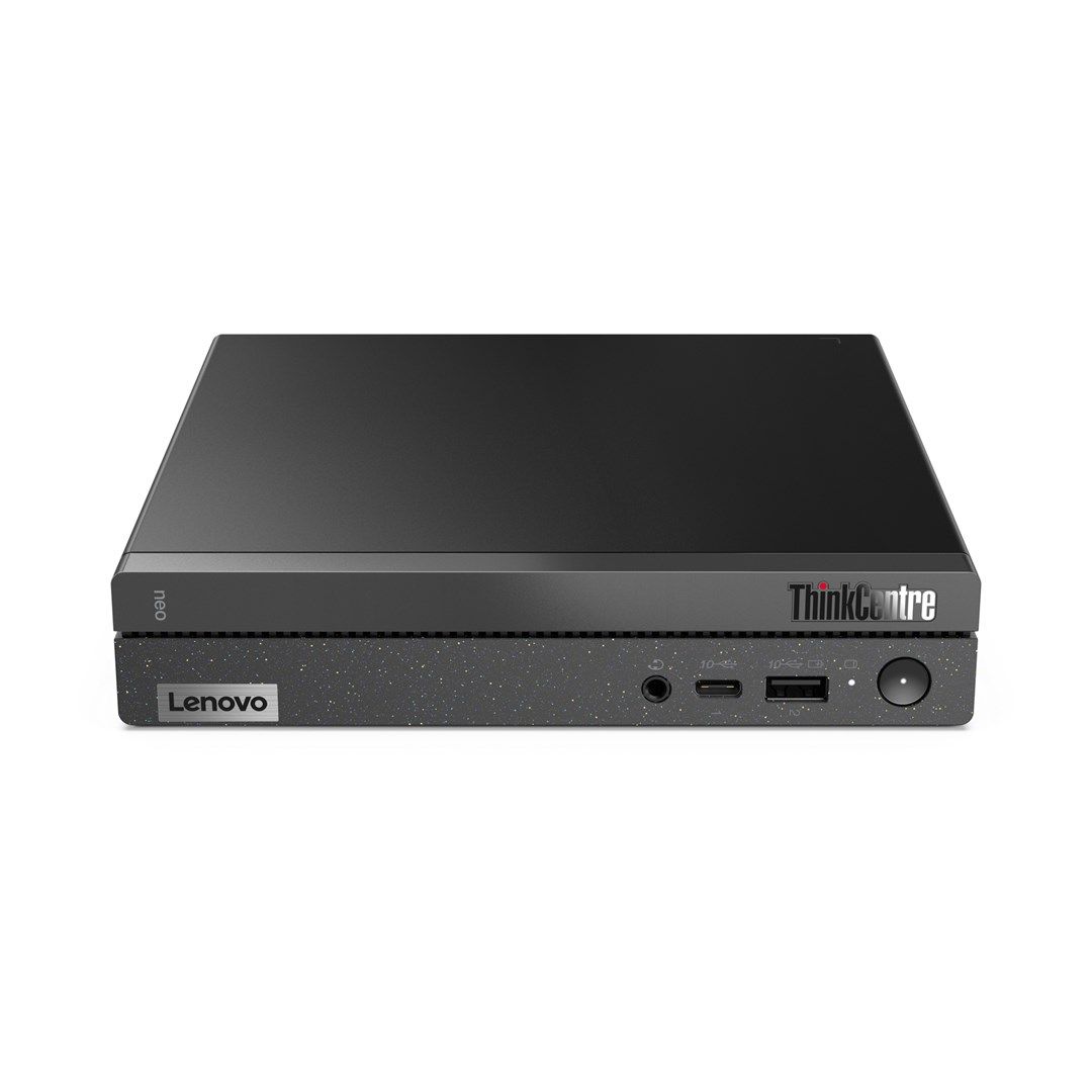 Desktop PC Lenovo ThinkCentre neo 50q Gen 4 Tiny (1L), Intel Core i5-13420H (8 C / 12 T, 2.1 GHz - 4.6 GHz, 12 MB cache, 35 W), 8 GB DDR4, 512 GB SSD, Fara unitate optica, Intel Intel UHD Graphics Partajata, 65 W - adaptor extern, Windows 11 Pro
