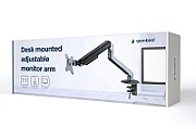 Gembird MA-DA1-05 Desk mounted adjustable monitor arm  17”-32”  up to 9 kg  space grey