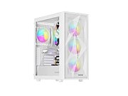 HOUSING GENESIS DIAXID 605 ARGB MIDI TOWER WITH USB-C WINDOW WHITE