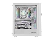 HOUSING GENESIS DIAXID 605 ARGB MIDI TOWER WITH USB-C WINDOW WHITE