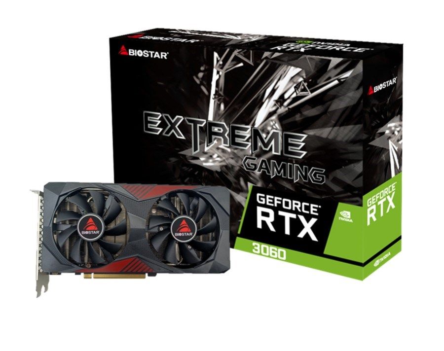 Placa video BIOSTAR GeForce RTX 3060 12 GB GDDR6 192 bit