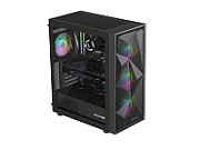 GENESIS DIAXID 605 ARGB MIDI TOWER CASE WITH USB-C WINDOW BLACK