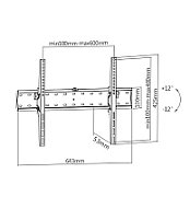 Gembird WM-70T-02 TV mount 177.8 cm (70 ) Black