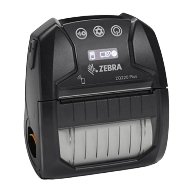 ZQ220 Plus, 80mm mobile printer, receipt & label, BT5.0, NFC, CPCL & ESC-POS, USB cable and charging, Belt clip, English/Latin/Cyrillic