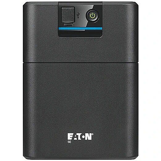 UPS Eaton 5E1200UF, 1200 VA, 660 W, line-interactive, 4x Schuko, 1x USB, 12V 7Ah Sealed Lead-acid, Tower, Negru