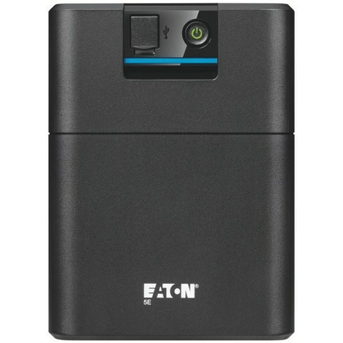 UPS Eaton 5E1600UF, 1600 VA, 900 W, cu management, line-interactive, 4x Schuko, 1x USB, 12V 7Ah Sealed Lead-acid, Negru