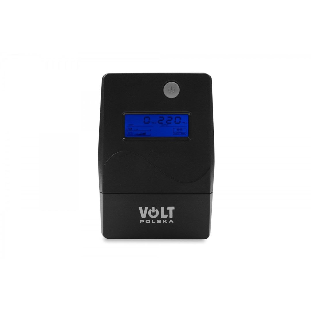 UPS Volt Polska 5UP1200027, 1200 VA, 720 W, line-interactive, 3x Schuko, 2x C13, 1x USB, 7Ah Tower, Negru