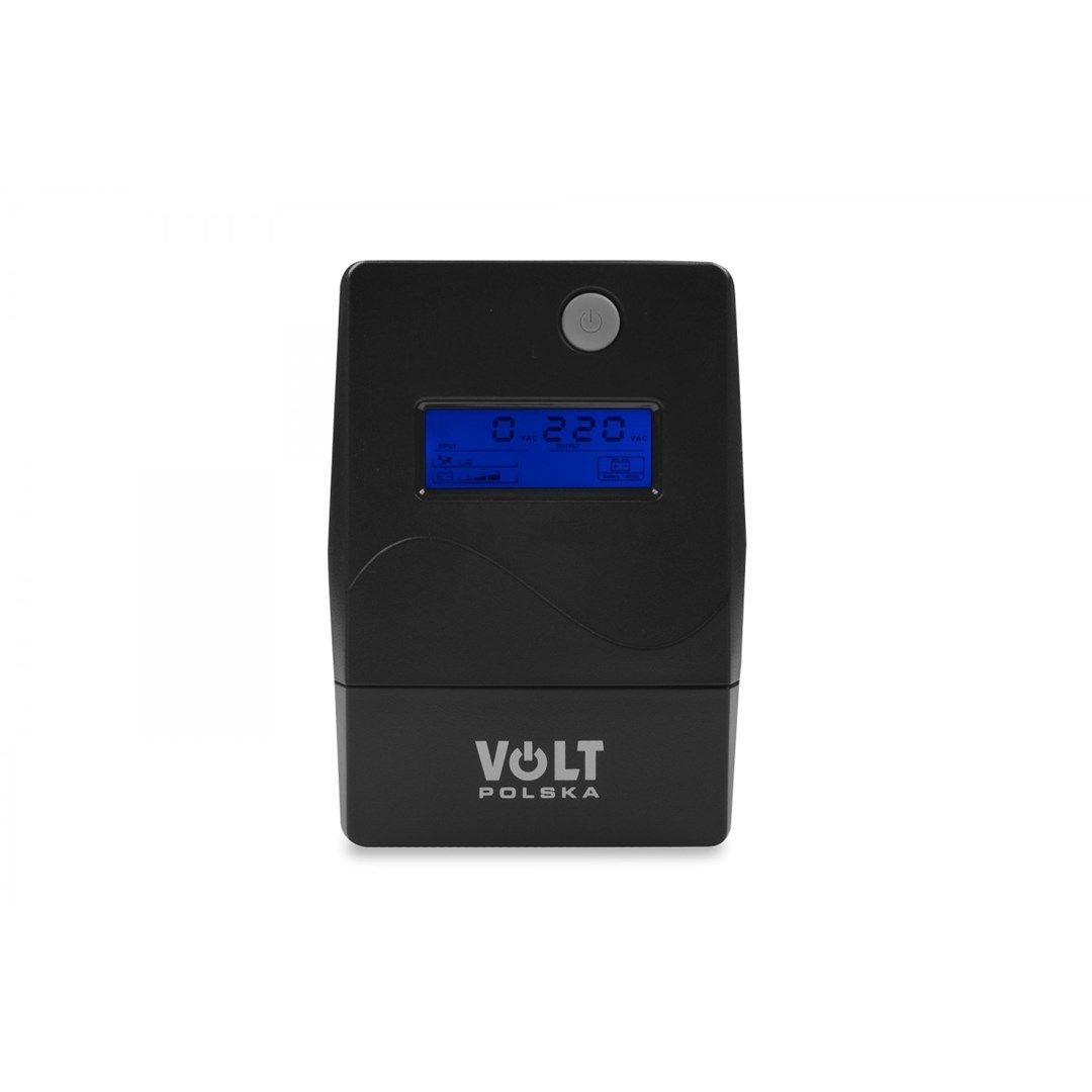UPS Volt Polska 5UP1000028, 1000 VA, 600 W, line-interactive, 2x Schuko, 1x USB, 9Ah Tower, Negru
