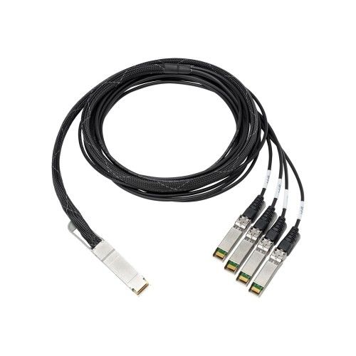 HPE 100Gb QSFP28 to 4x25Gb SFP28 3m Direct Attach Copper Cable
