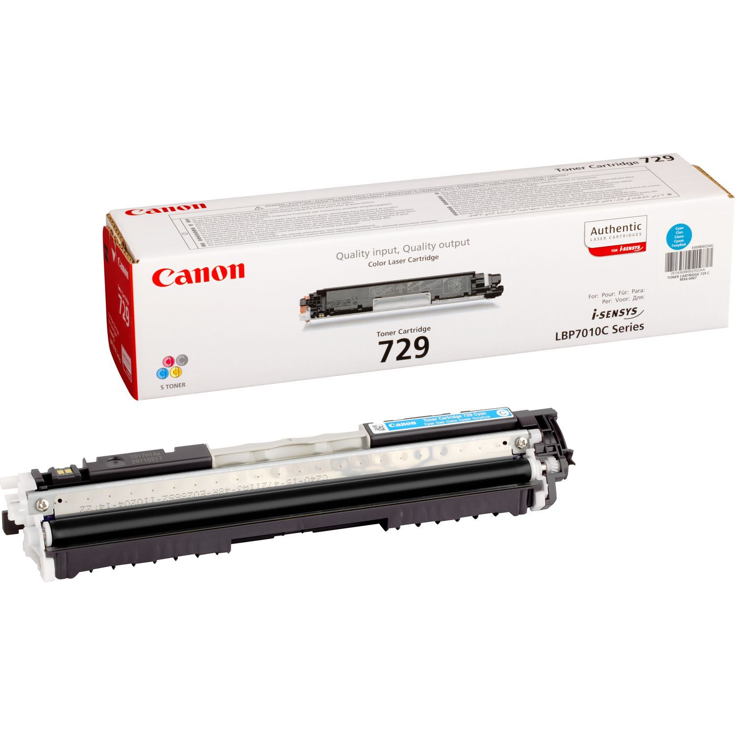 Cartus toner Canon 4369B002 ,Albastru ,1000 pagini ,Original (CRG729C)