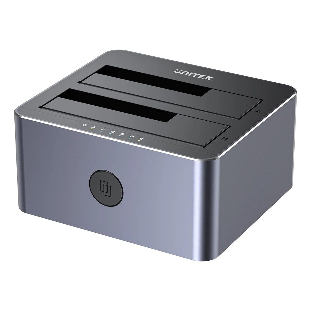 Y-3026GY01-EU Unitek Disk Clone Station 2 x SATA 2.5 /3.5  USB 5Gbps